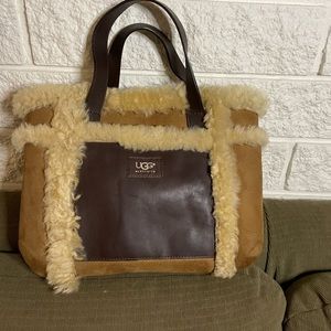UGG Australia Suede Shearling handbag